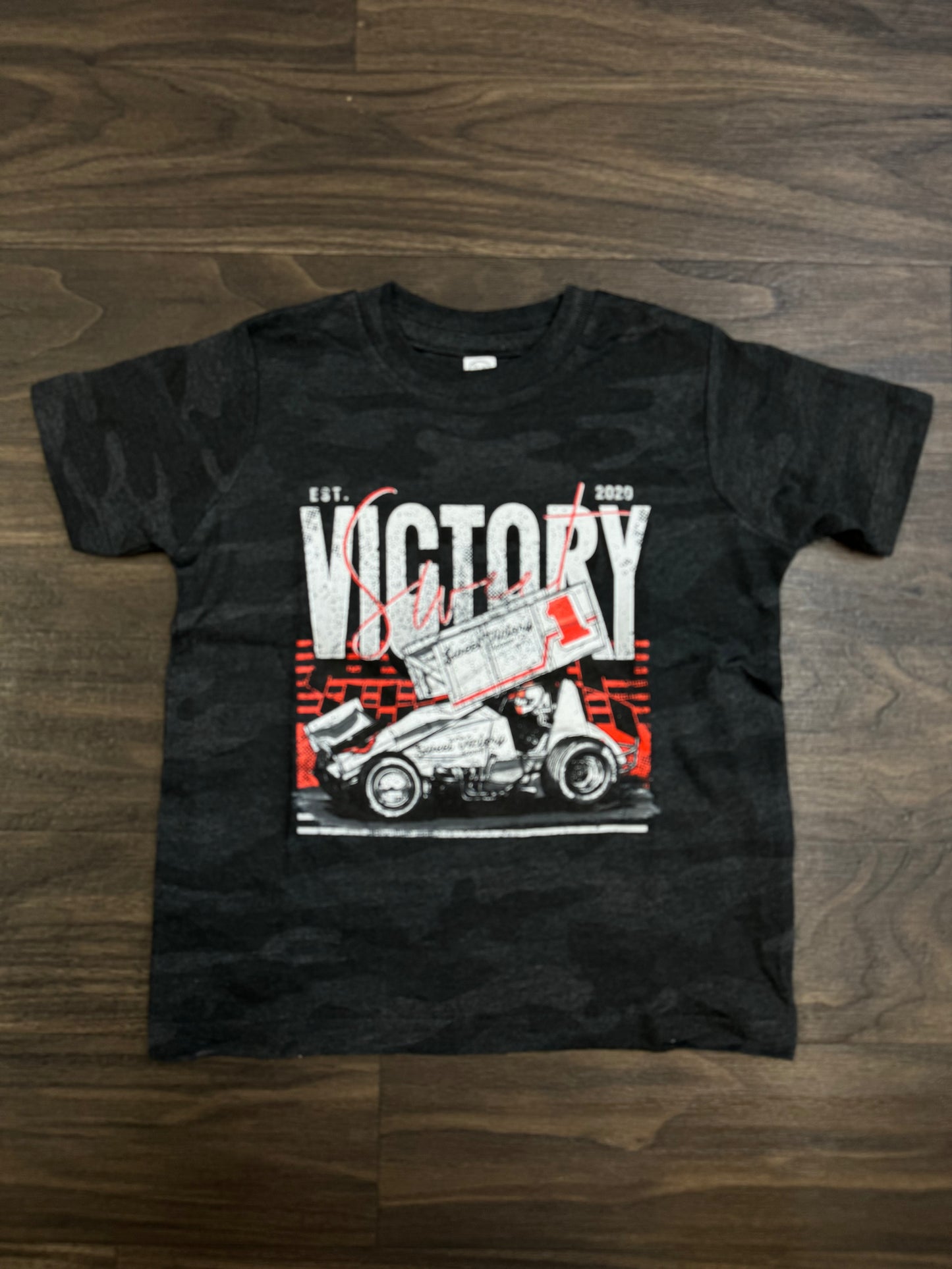 Camo Sprint Car Kids Tee/Onesie