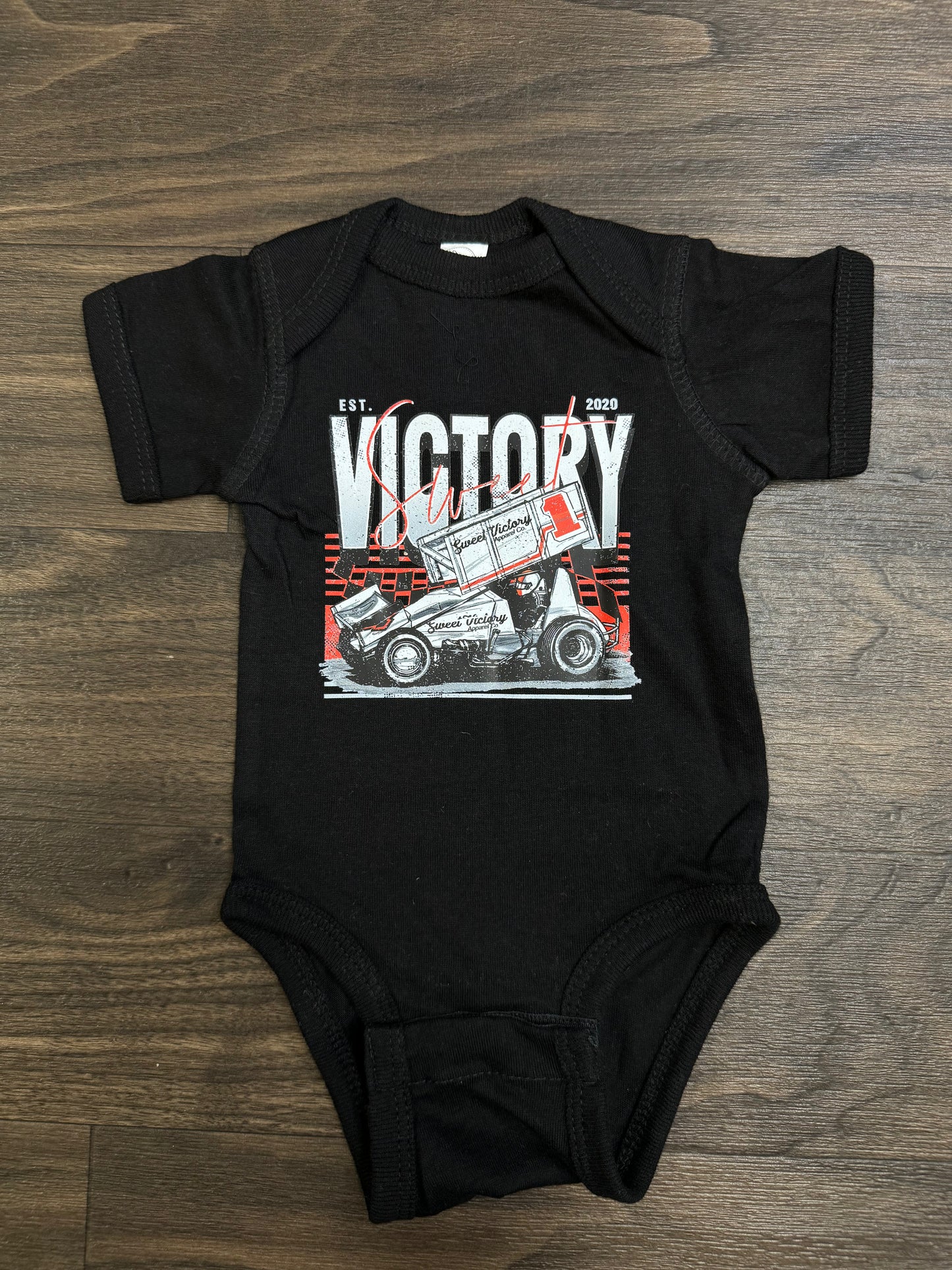 Black Sprint Car Kids Tee/Onesie