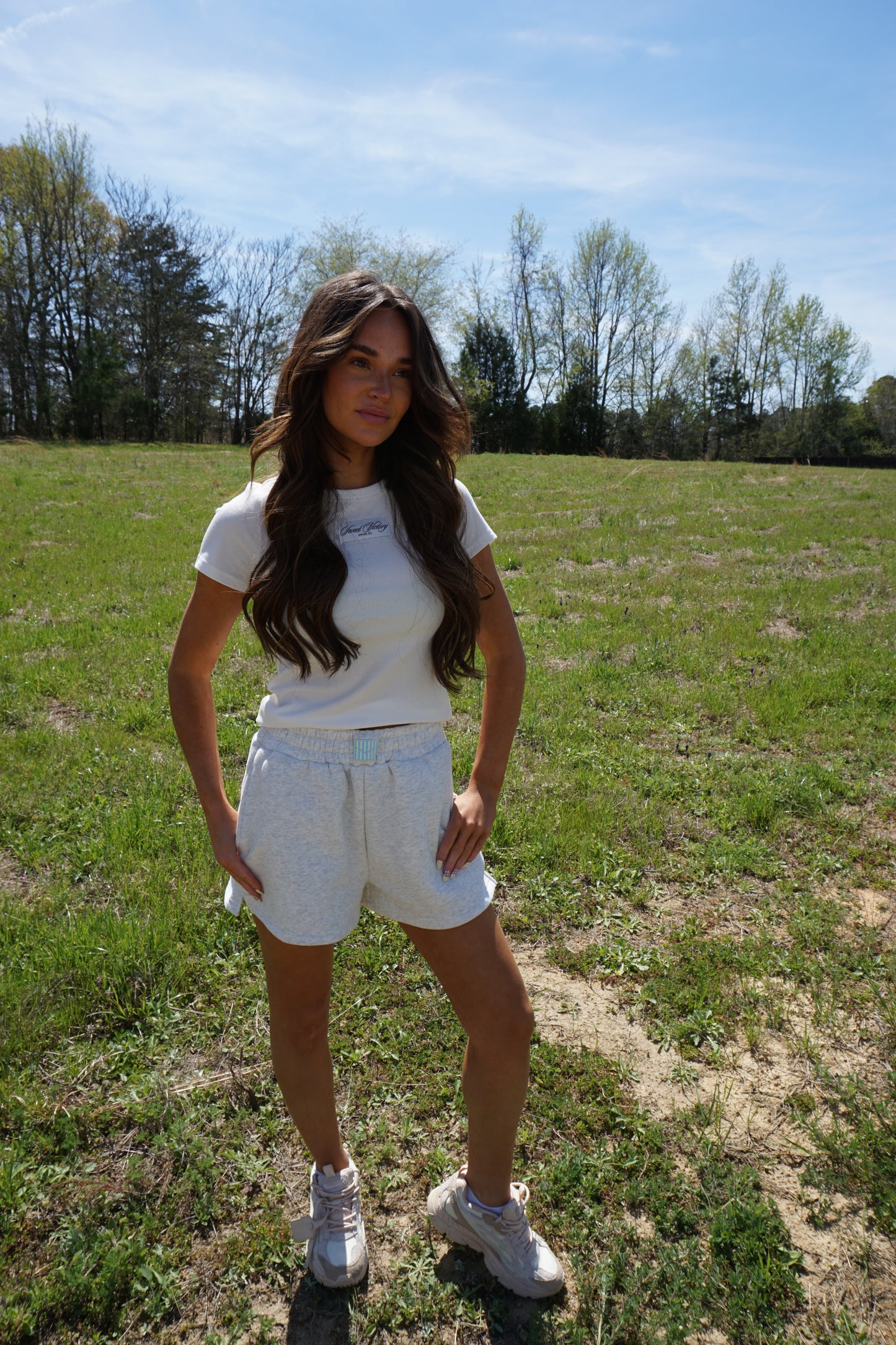 Grey Victory Fleece Shorts