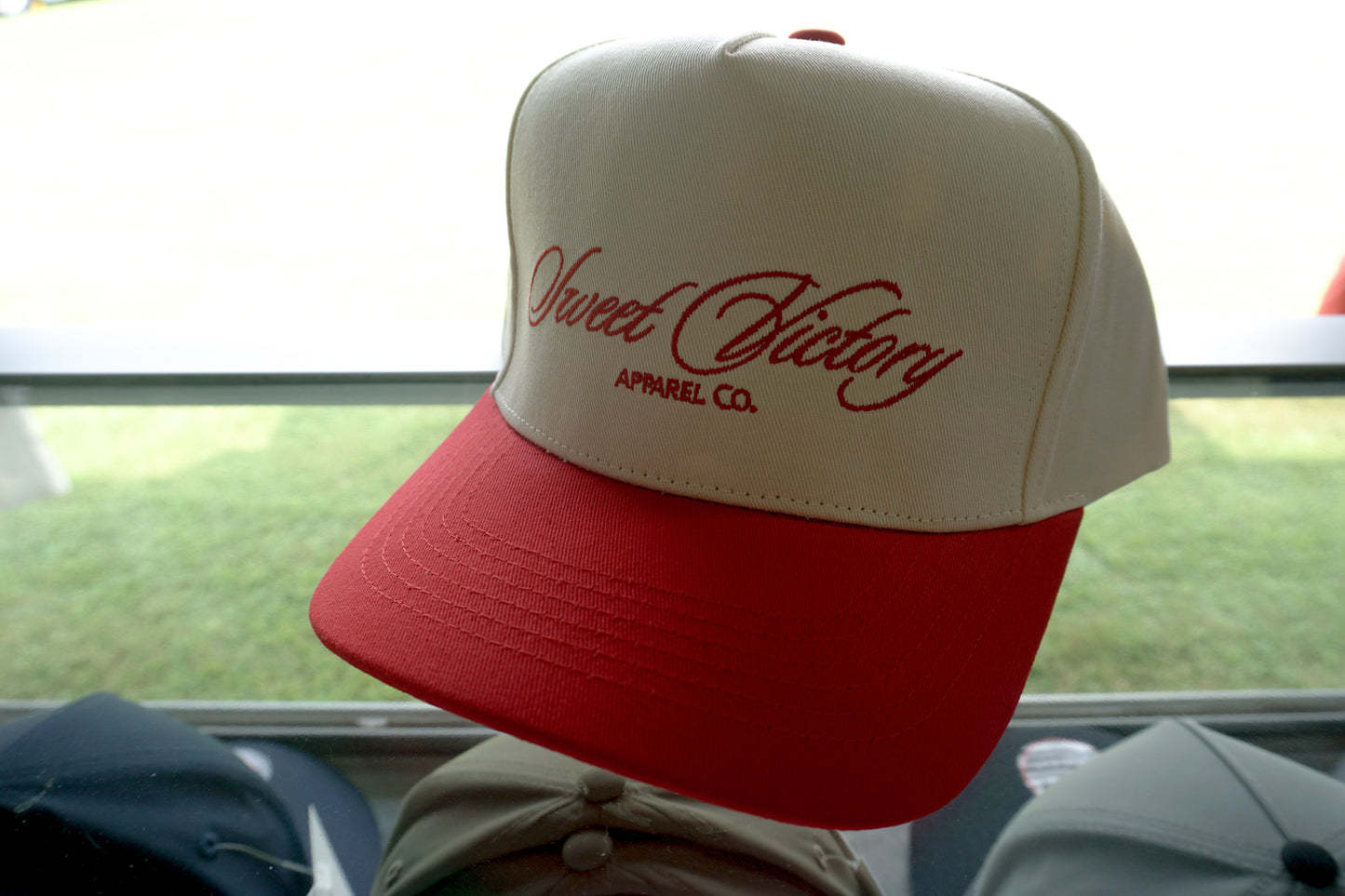 Red Classic Designer Hat
