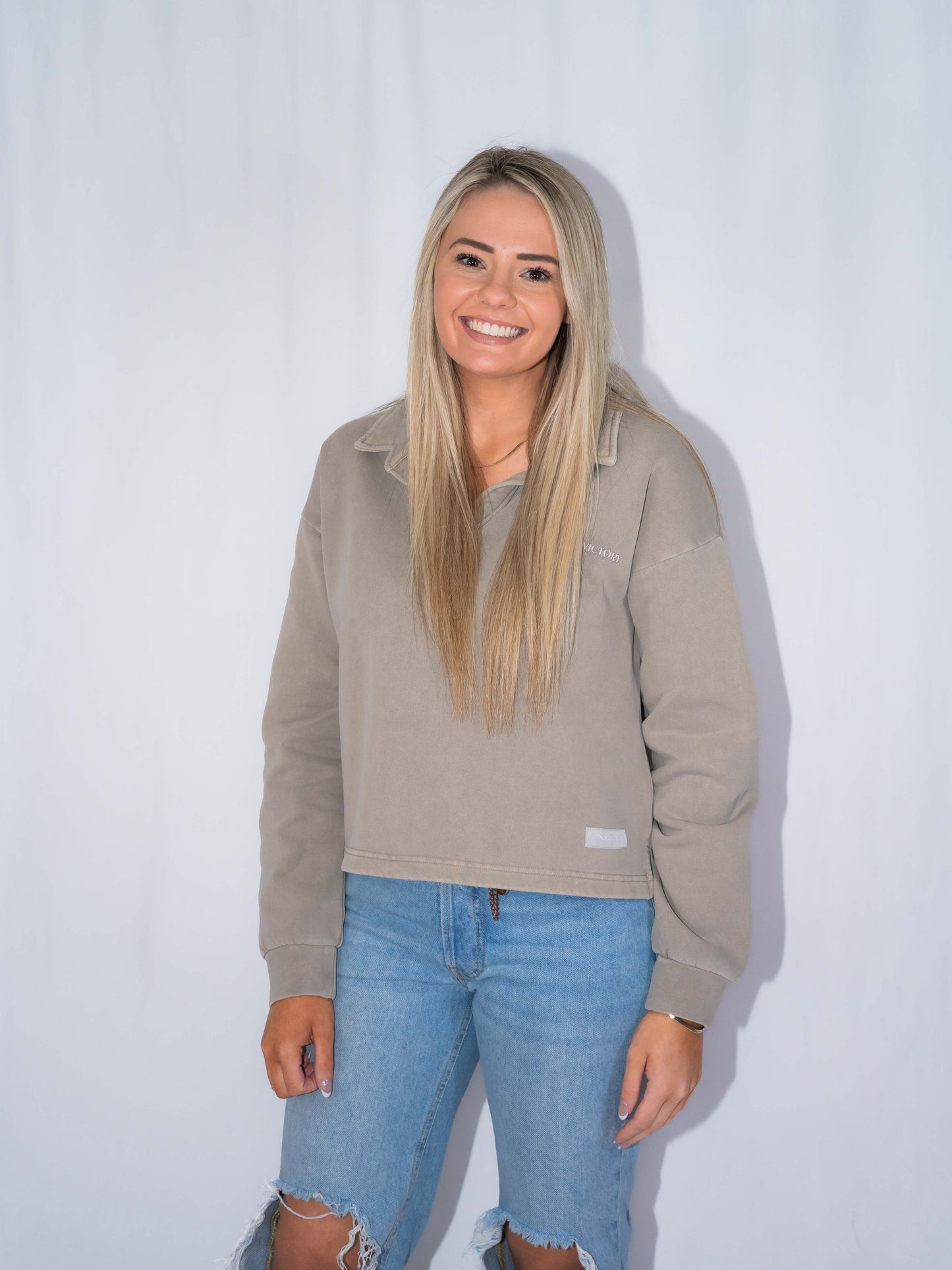 Womens Collar Classic Pullover