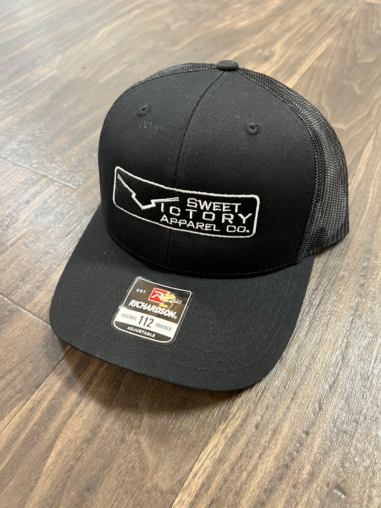 Sweet Victory Original Black with White Richardson 112 Snapback