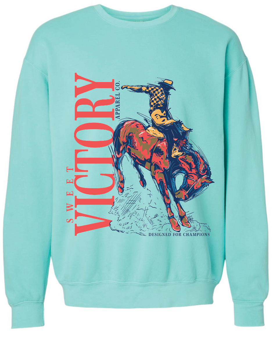 Western Mint Crewneck Sweatshirt
