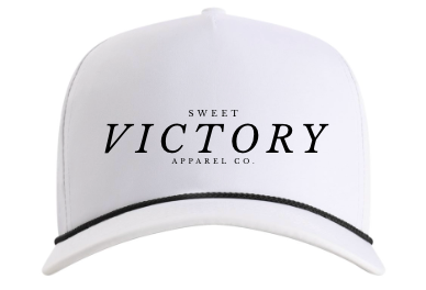 White & Black Resort Hat