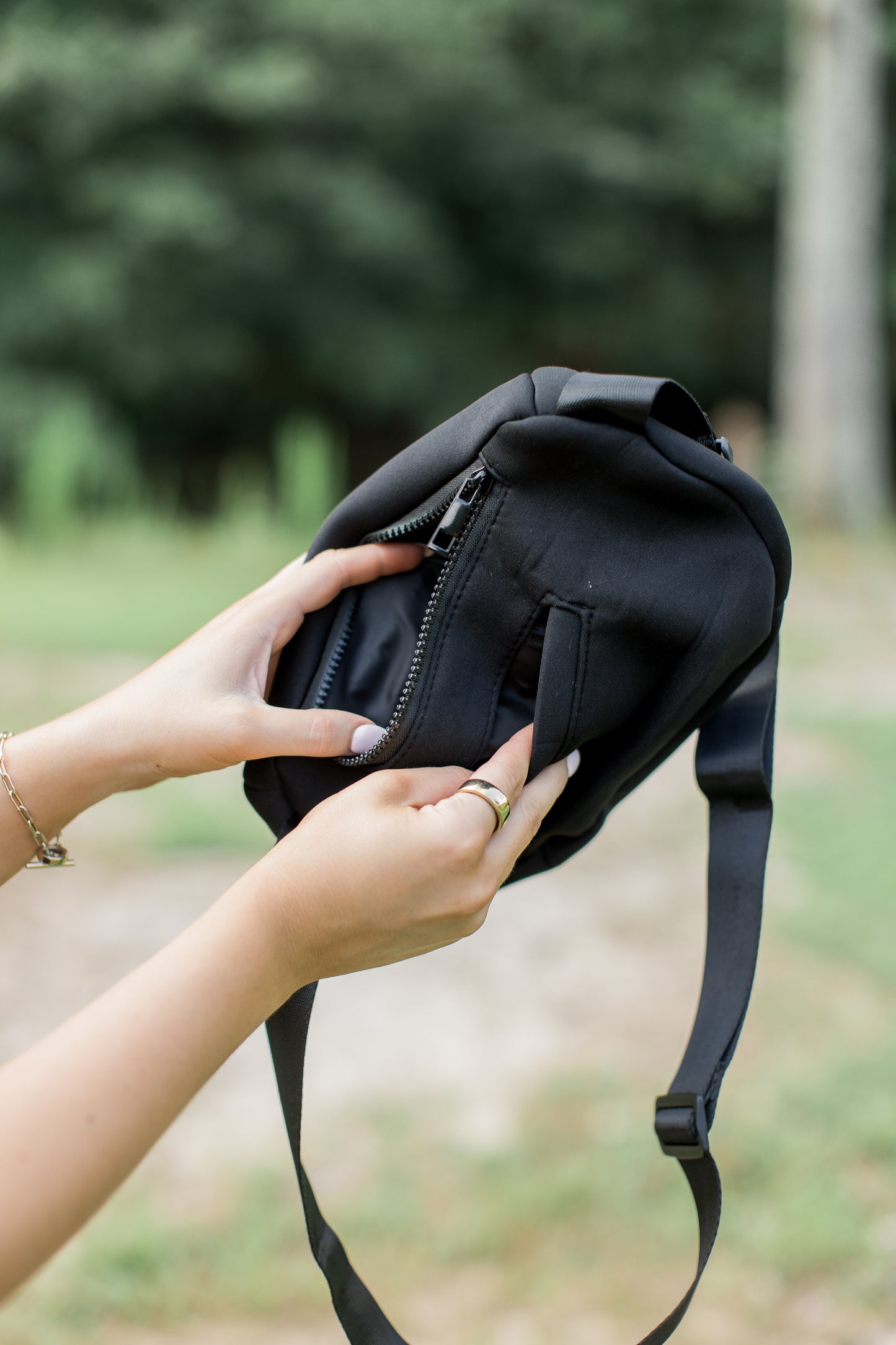 Black Classic Crossbody/Belt Bag