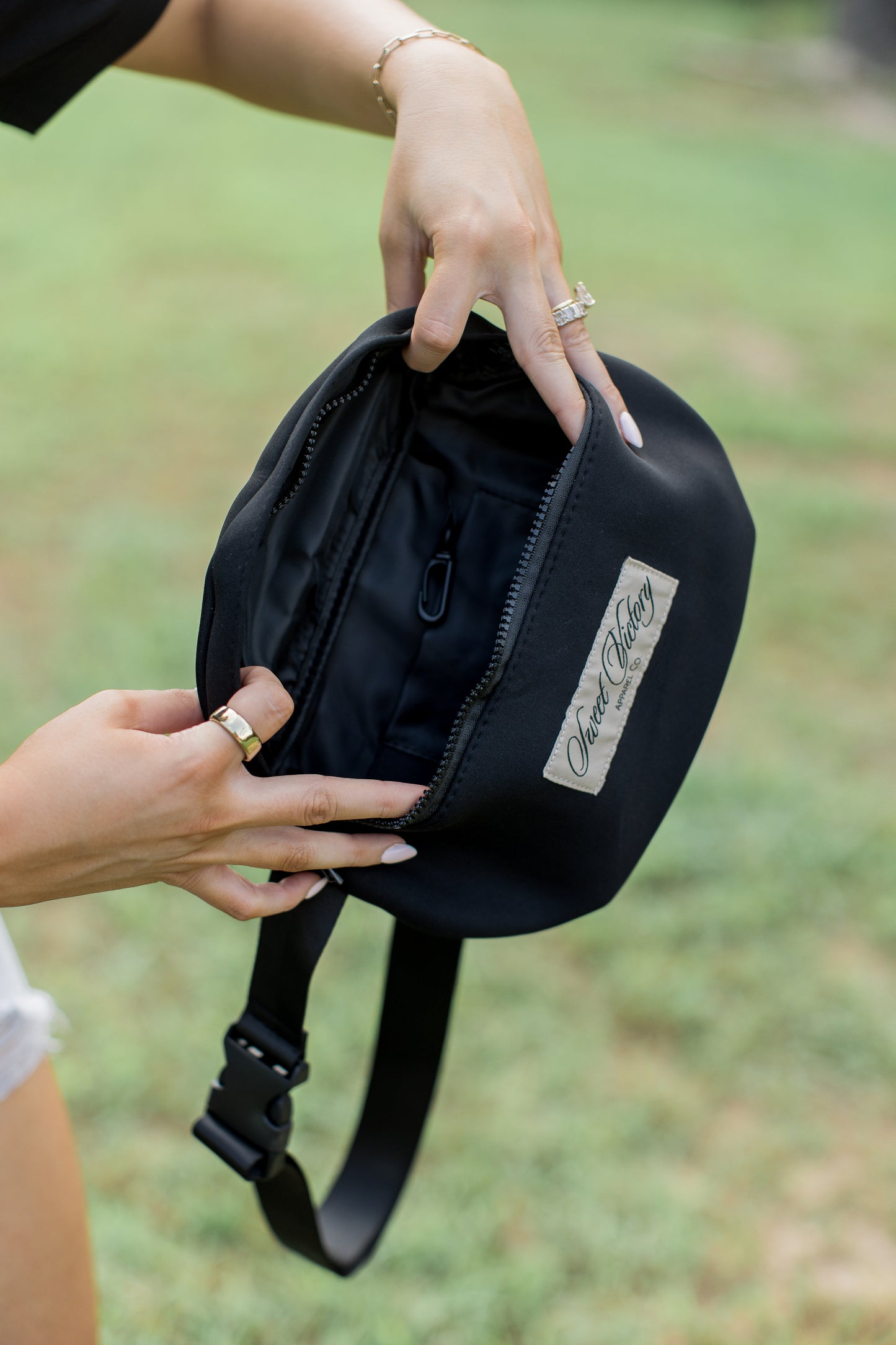Black Classic Crossbody/Belt Bag