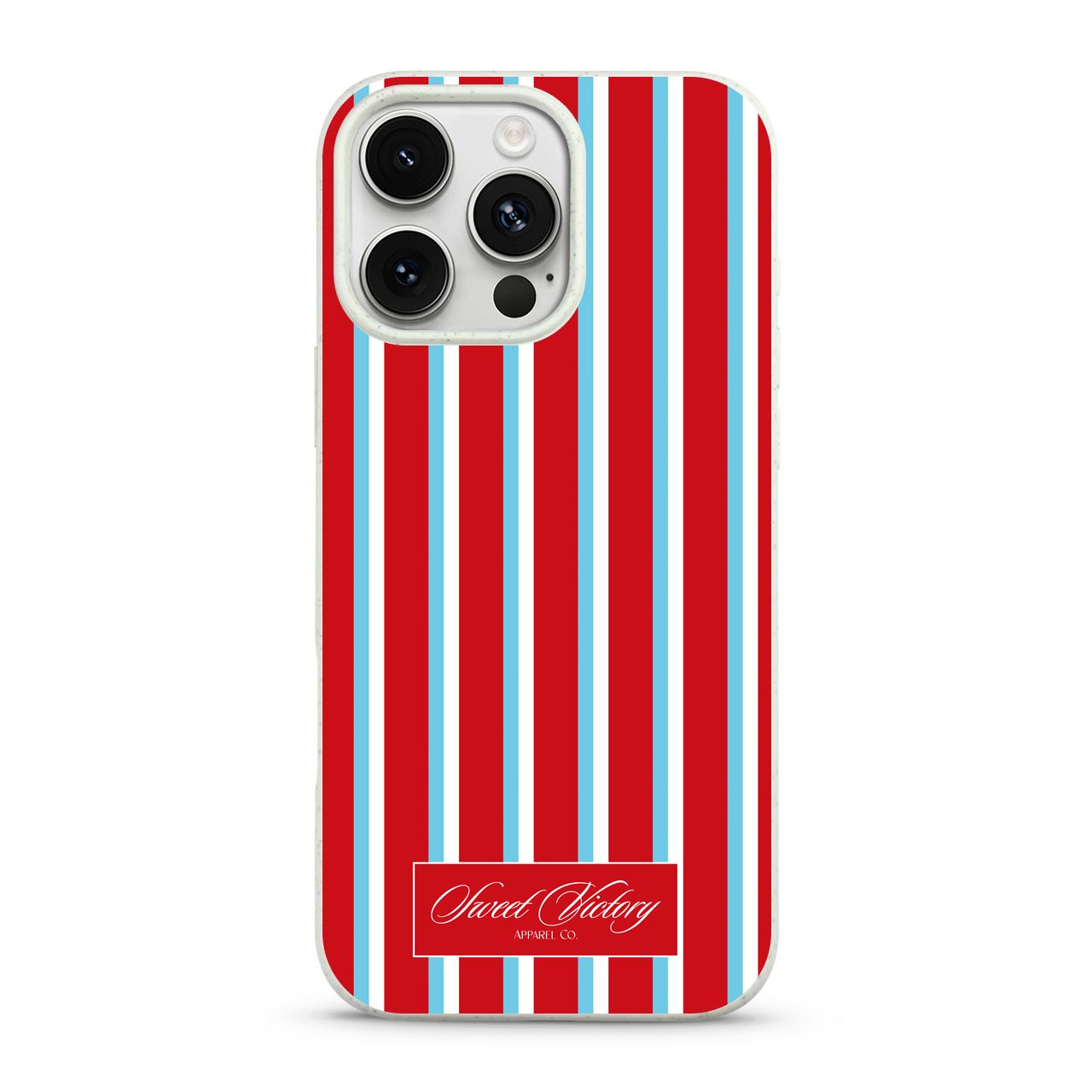 Red Stripes iPhone Case