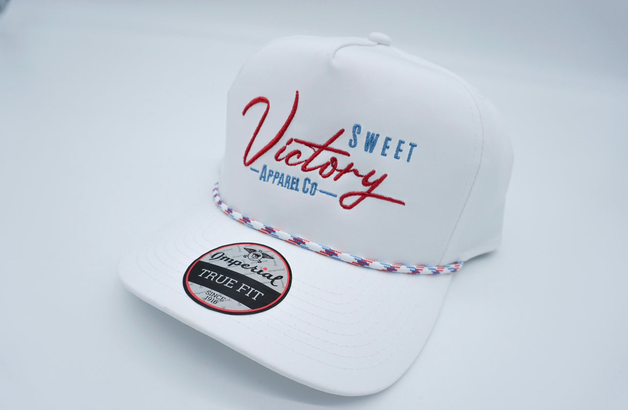 Red White & Blue Rope Hat