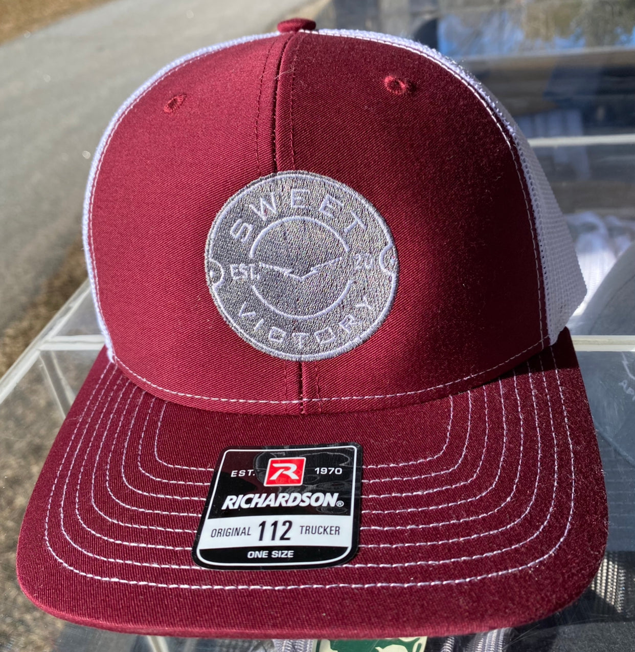 Sweet Victory V Maroon/White Richardson 112 Snapback