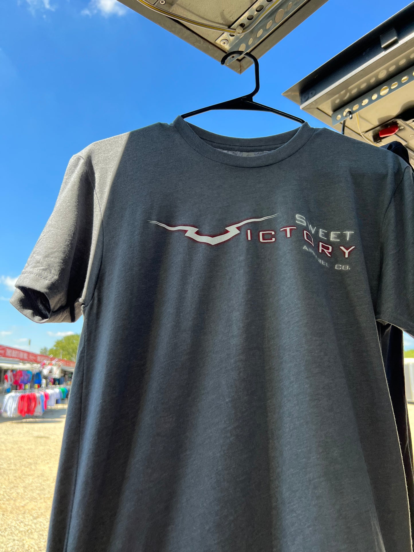 NEON RED SV Original Charcoal Tee