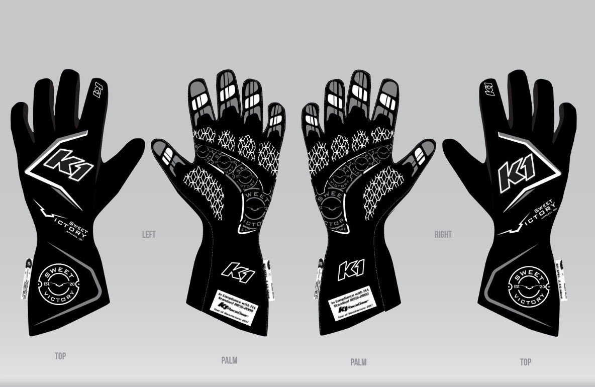 K1 Flight x Sweet Victory Race Gloves