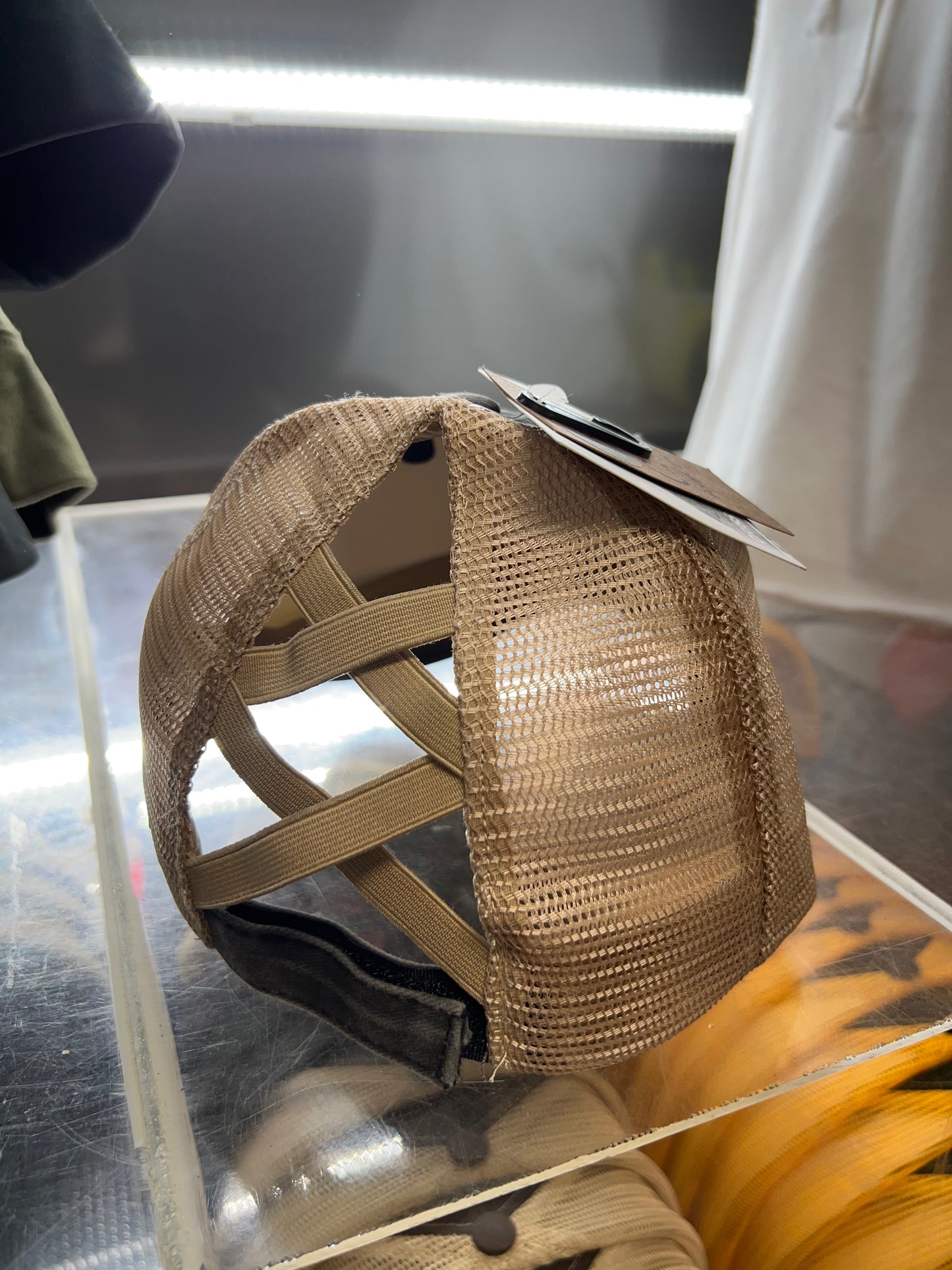 Women’s Charcoal/Khaki Pony Cap