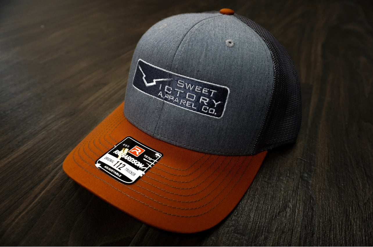 Rust/Heather Grey Richardson 112 Snapback Hat