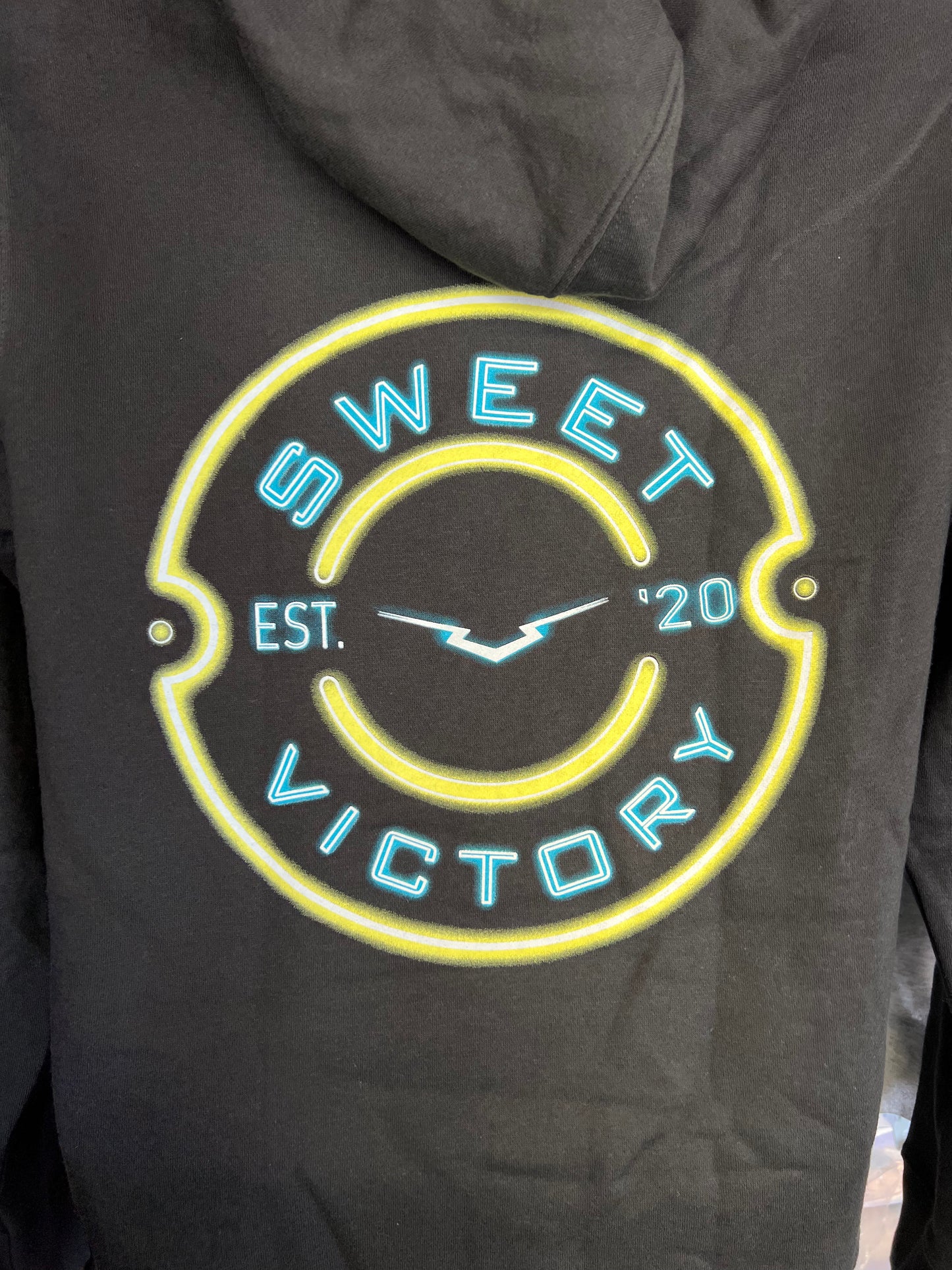 NEON Yellow SV Original Black Hoodie