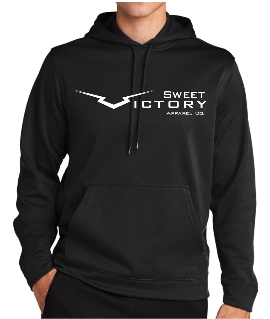 Dri Fit Black Original Logo Hoodie