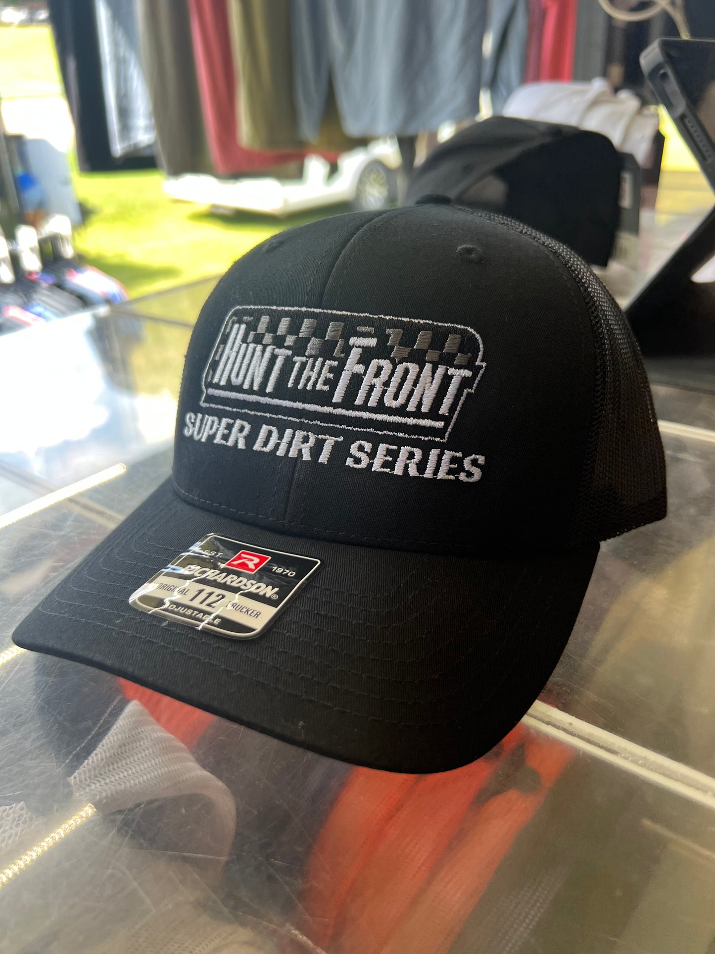 HTF Super Dirt Series Black Richardson 112 Snapback Hat