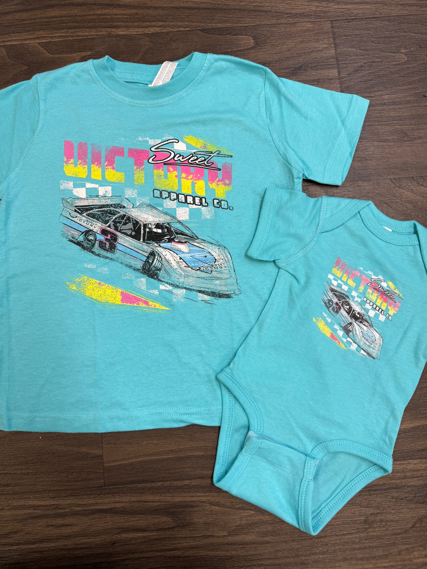 Blue Late Model Kids Tee/Onesie