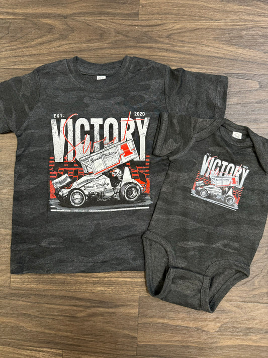 Camo Sprint Car Kids Tee/Onesie