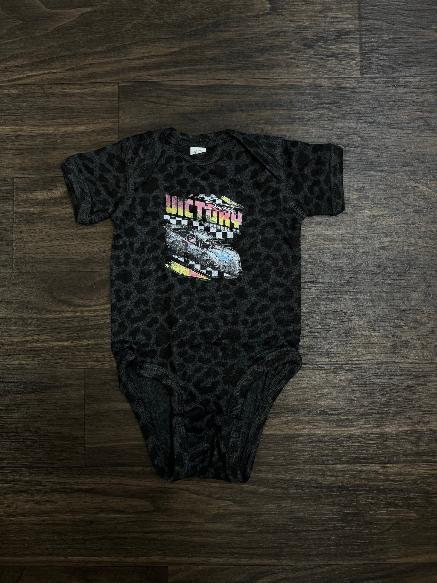 Black Leopard Late Model Kids Tee/Onesie