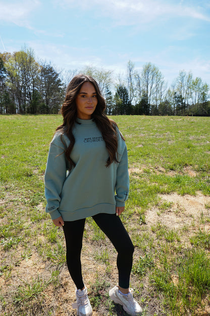 Make Heaven Crowded Mockneck Sweatshirt