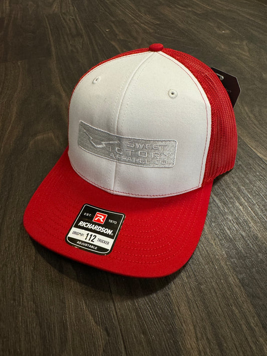 White/Red Richardson 112 Original Logo