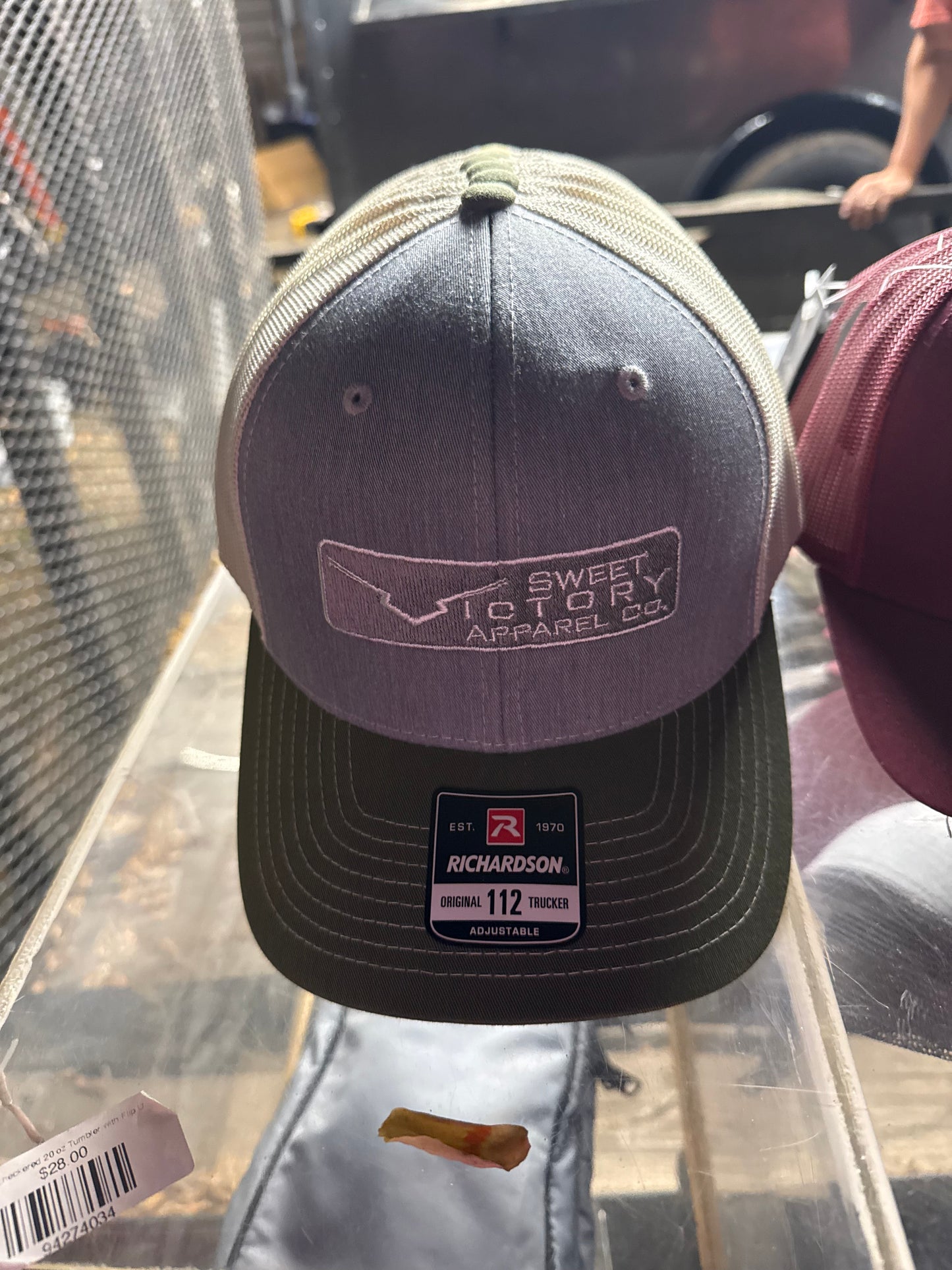 Green/Heather Grey Richardson 112 Snapback Hat