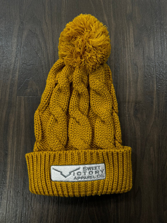 Camel Knit Beanie