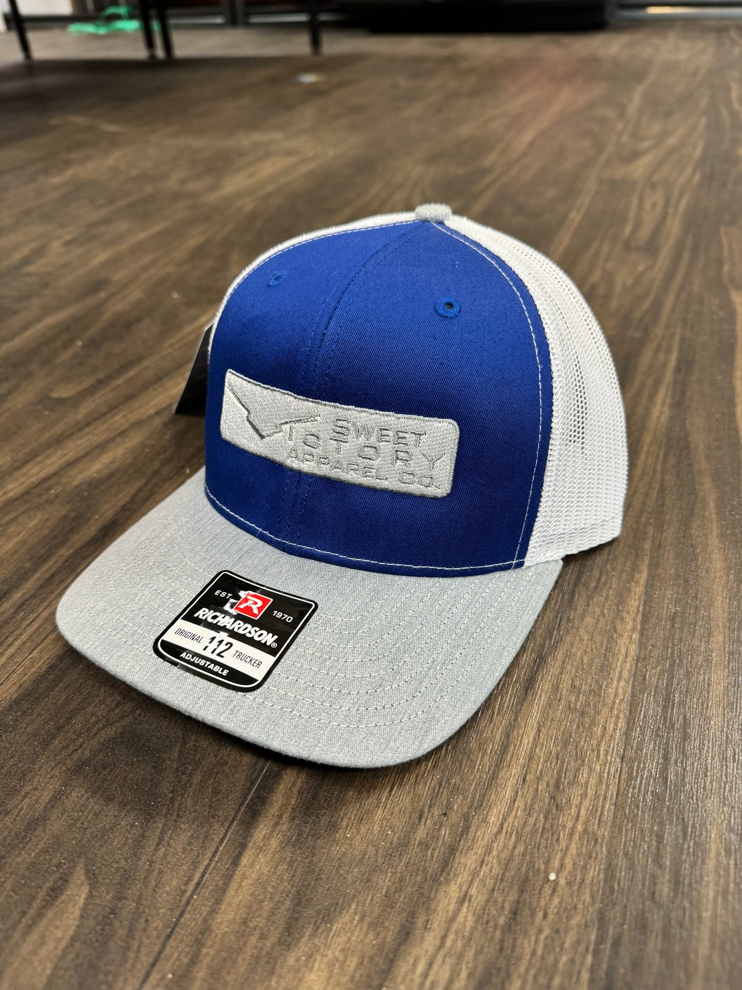 Royal/White/Heather Grey Original Logo Richardson 112 Snapback