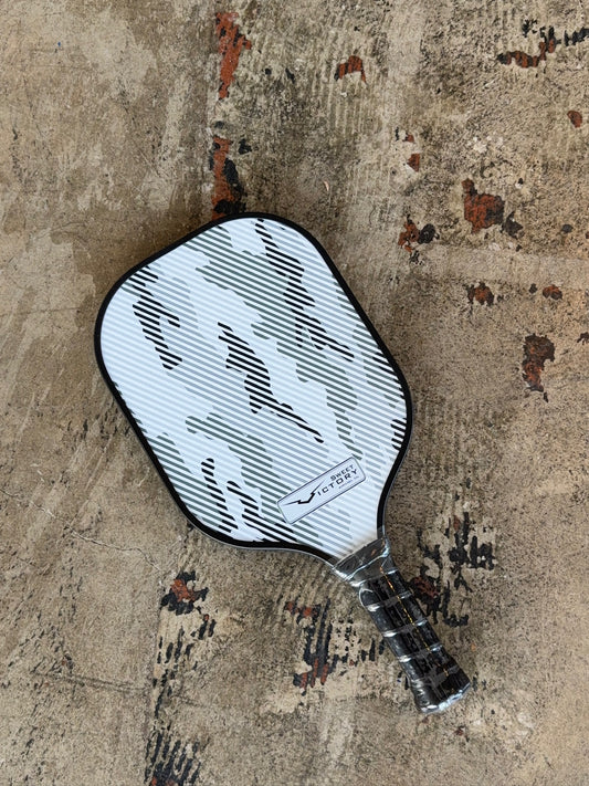 Snow Camo Pickleball Racket