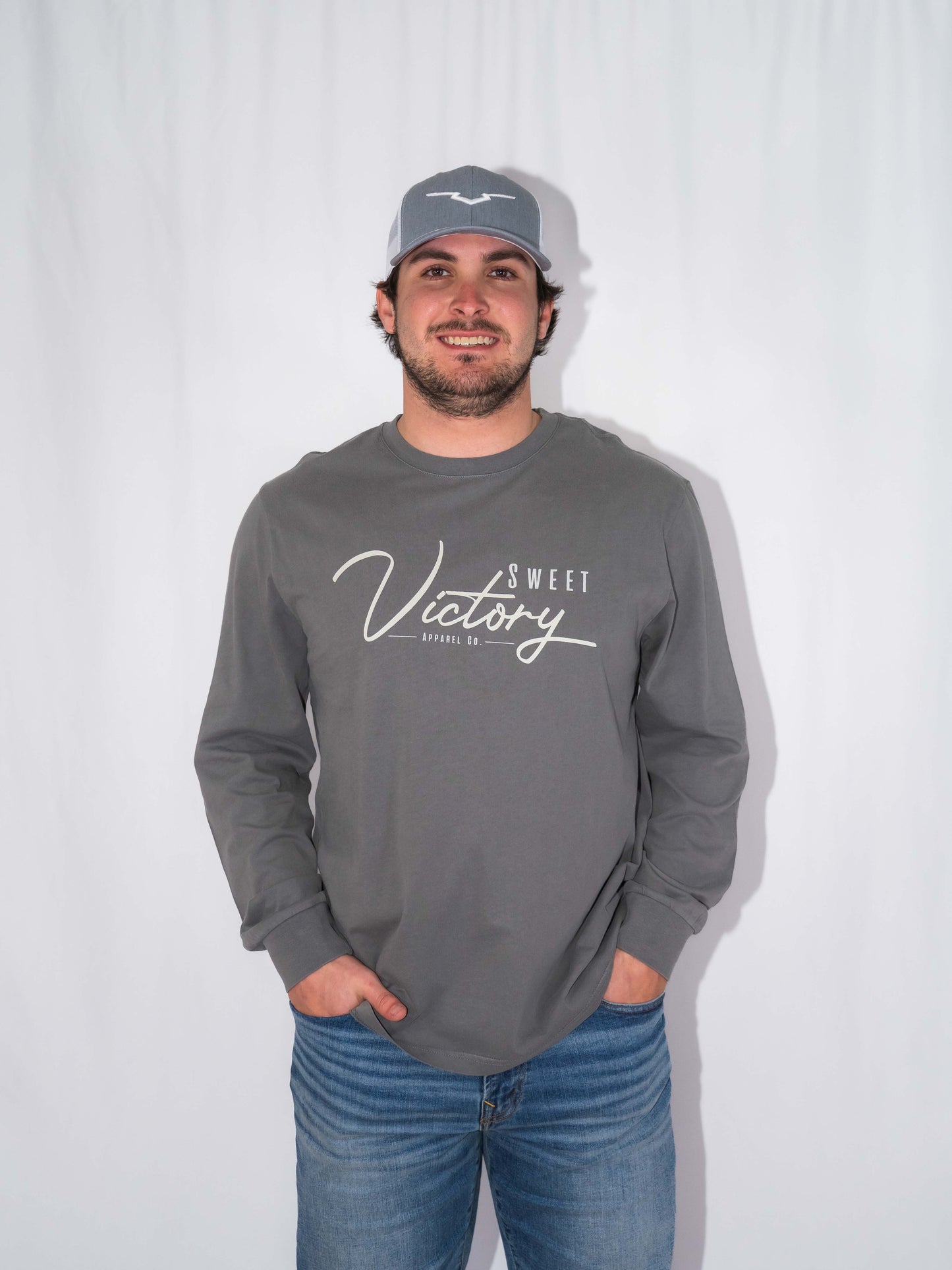 Charcoal Adventure Triumph Long Sleeve Tee