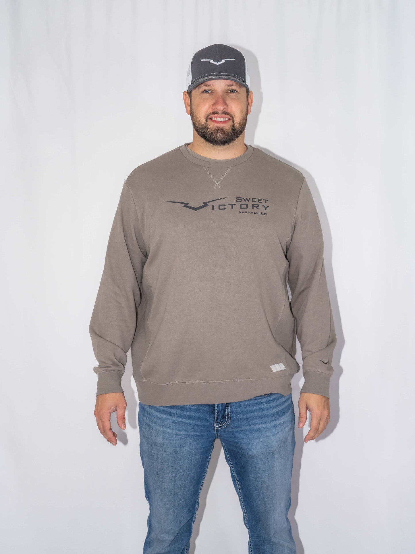 Grey Original Athletic Crewneck Sweatshirt