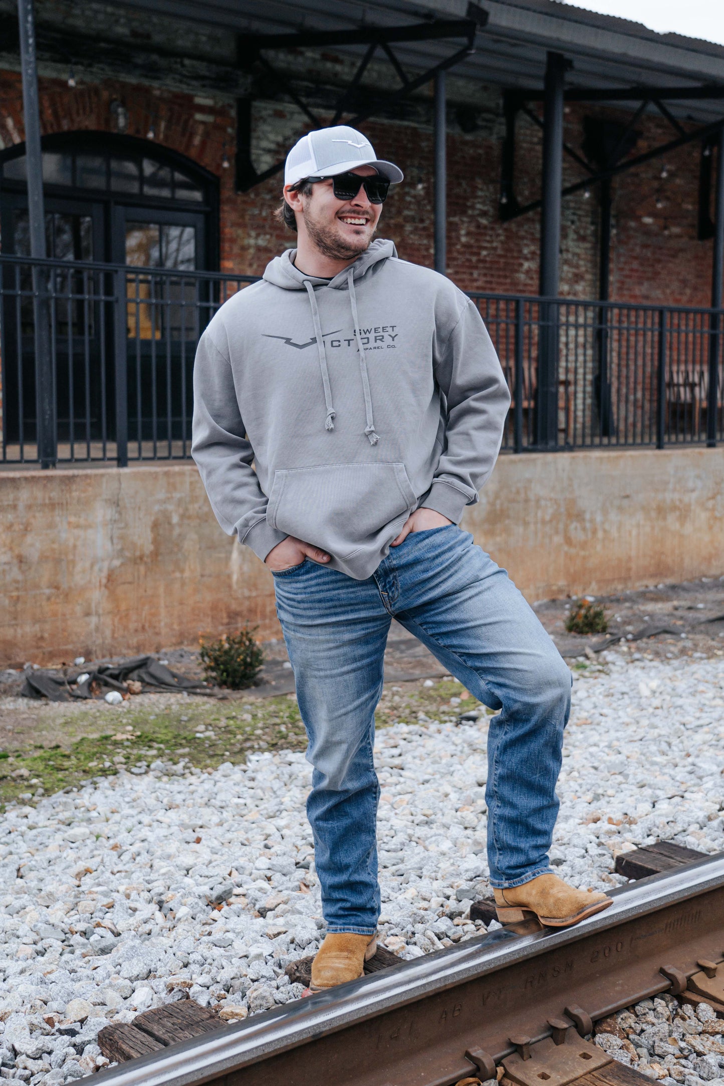 Grey Original Cozy Hoodie Sweatshirt