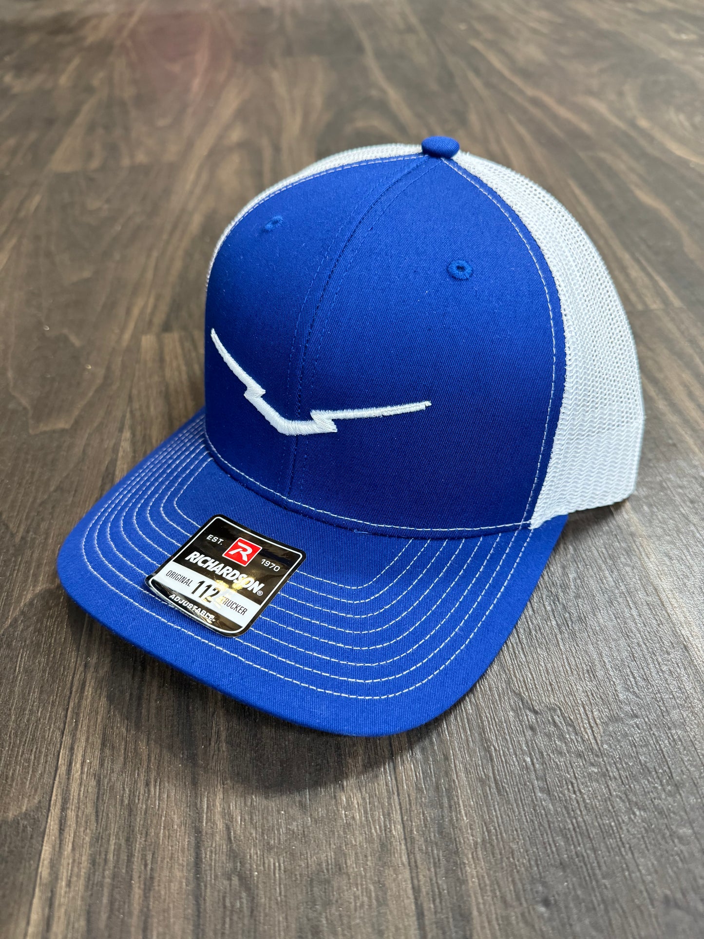 V Royal/White Richardson 112 Snapback Hat