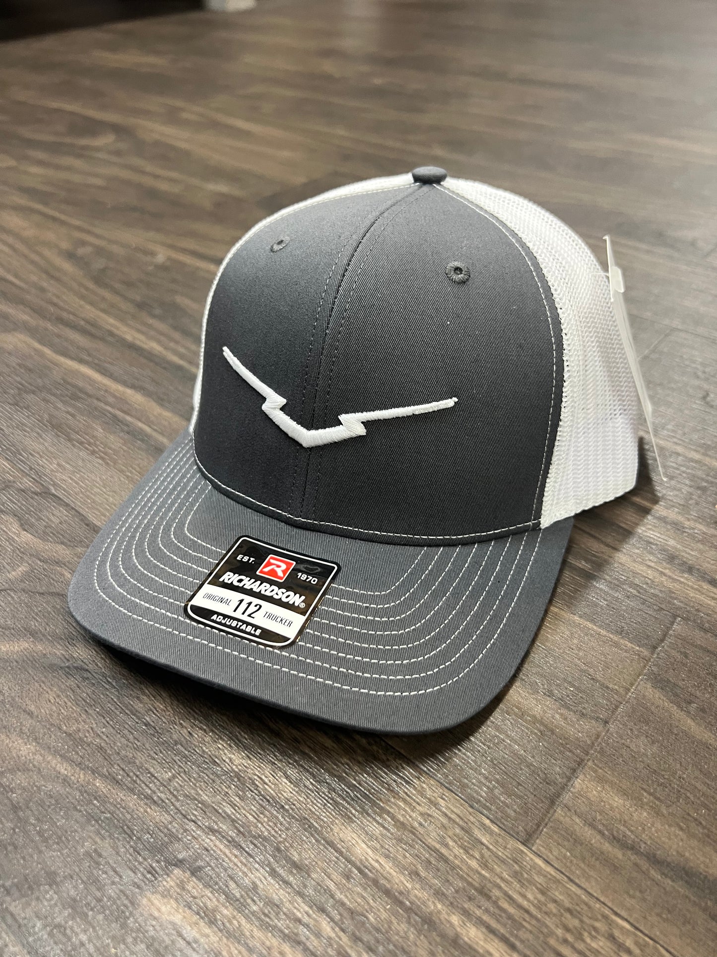 V Charcoal Richardson 112 Snapback