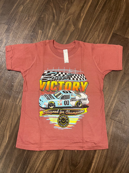 Rust Retro Racing Cup Car Kids Tee/Onesie