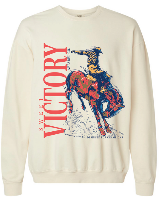 Western Ivory Crewneck Sweatshirt