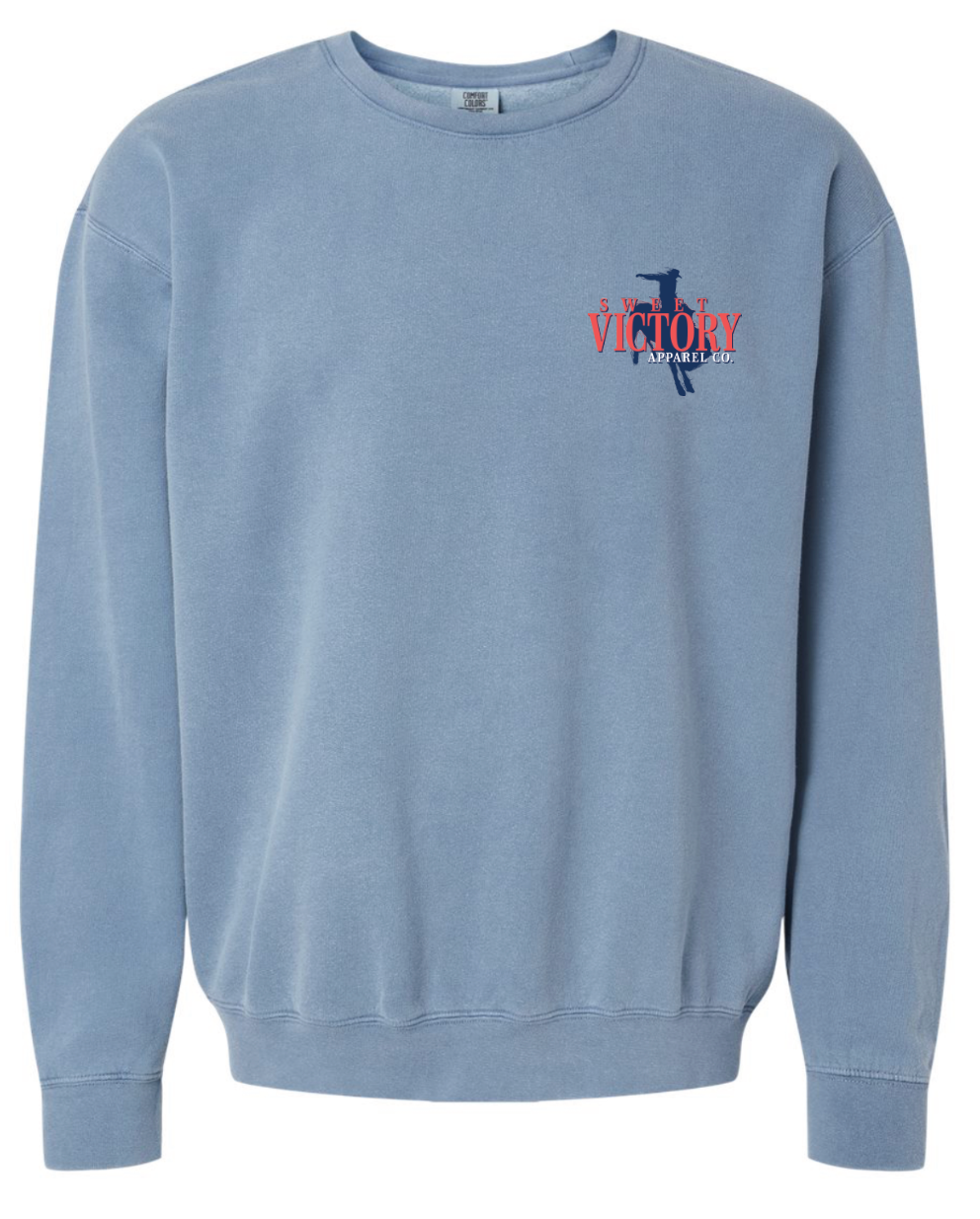 Western Blue Crewneck Sweatshirt