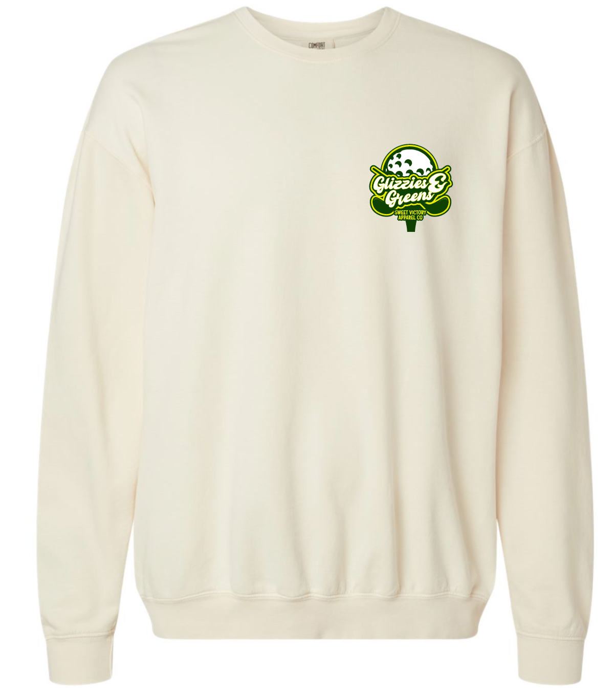 Glizzies & Greens Golf Ivory Crewneck Sweatshirt