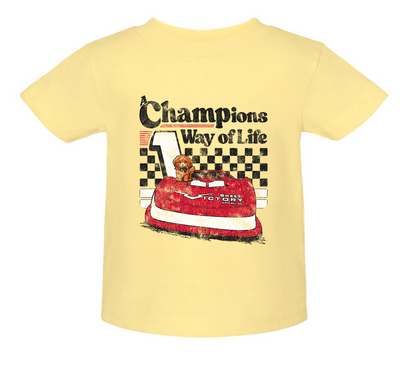 Yellow Champ Late Model Tee 2025