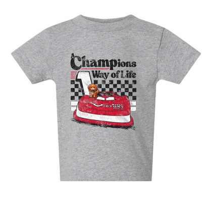 Heather Grey Champ Late Model Tee 2025