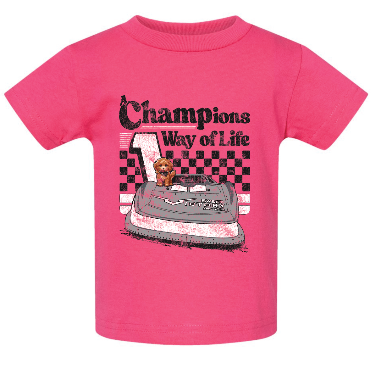 Pink Champ Late Model Tee 2025