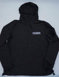 Black Half-Zip Windbreaker Pullover