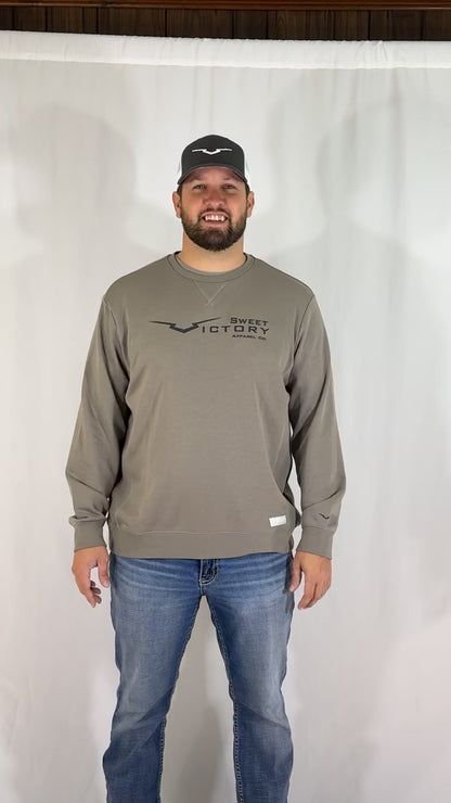 Grey Original Athletic Crewneck Sweatshirt