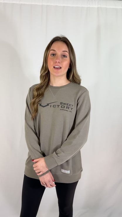 Grey Original Athletic Crewneck Sweatshirt