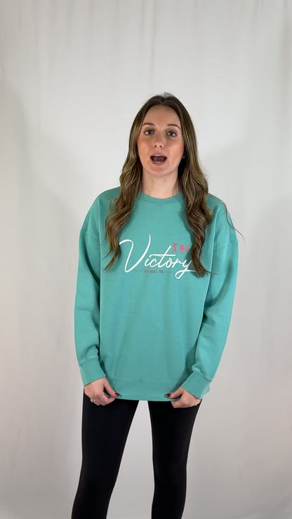 Teal Adventure Cozy Crewneck Sweatshirt