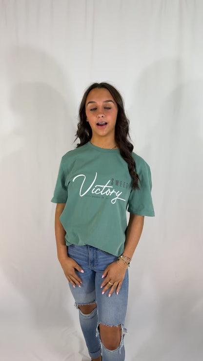 Deep Teal Adventure Triumph Tee