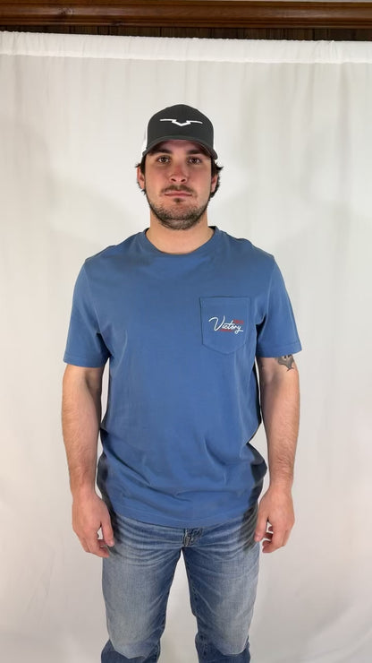 Blue Adventure Triumph Pocket Tee