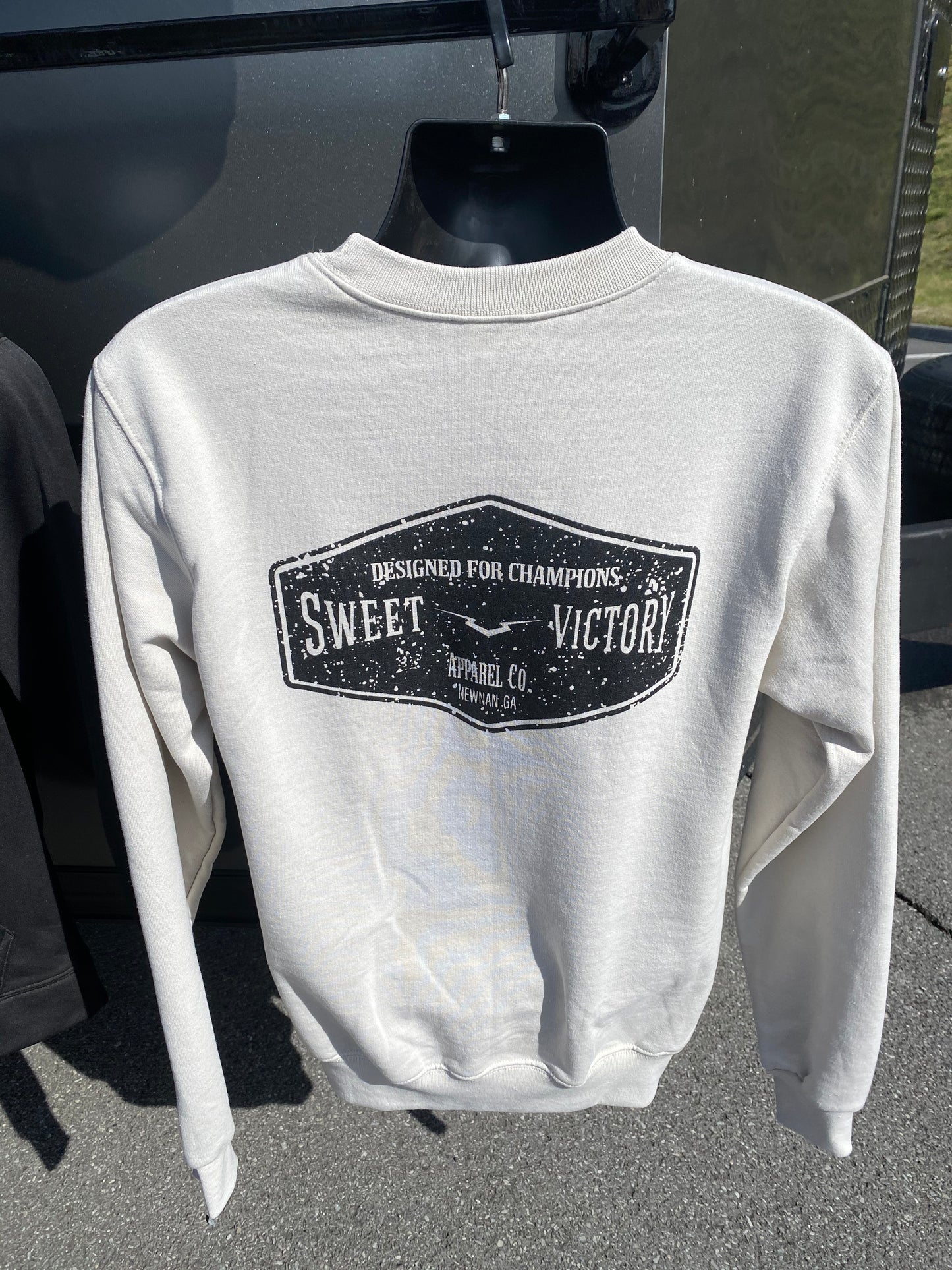 3XL ONLY Crewneck Designed for Champions - STAIN