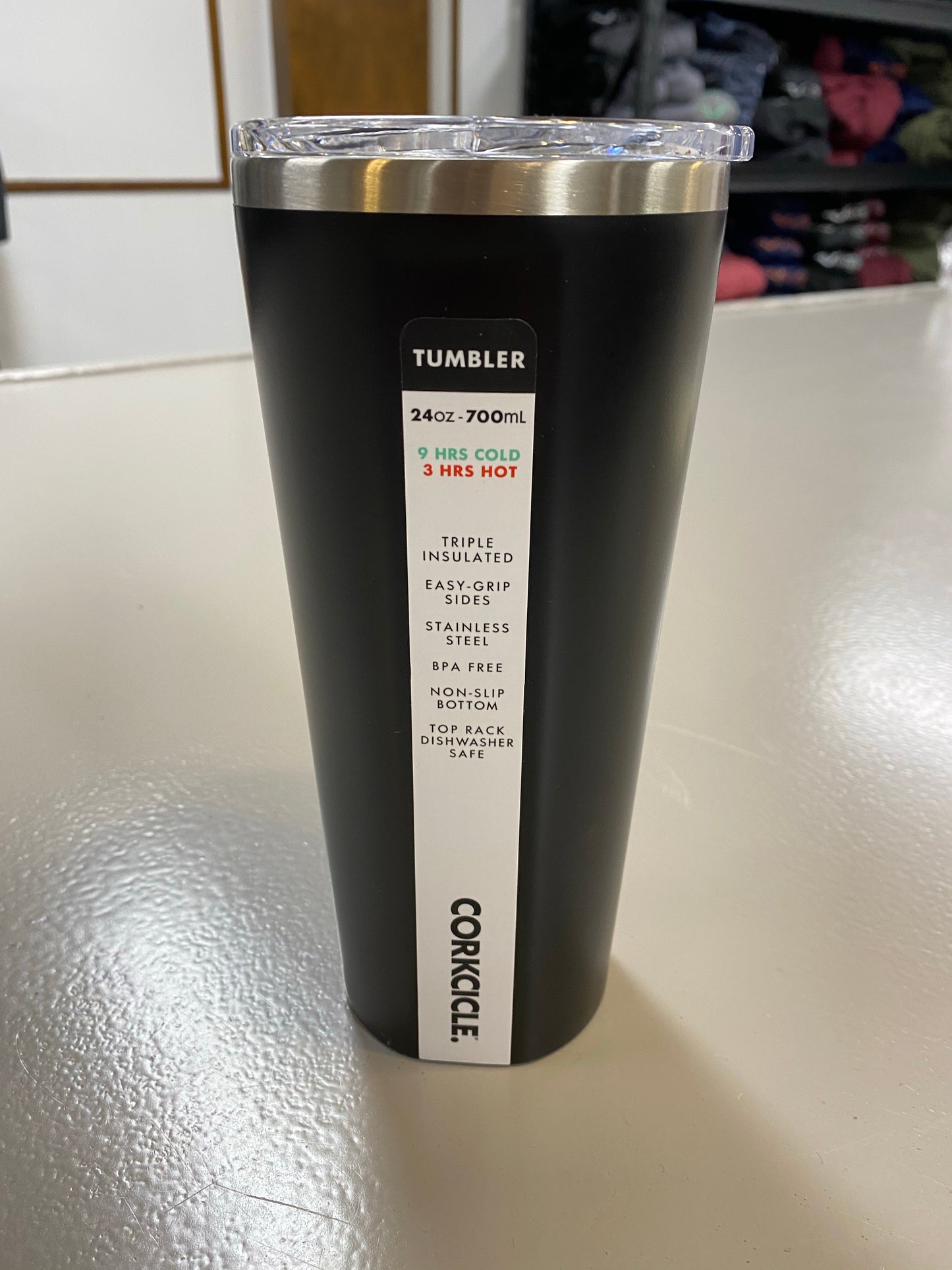 Corkcicle Black 24oz Tumbler