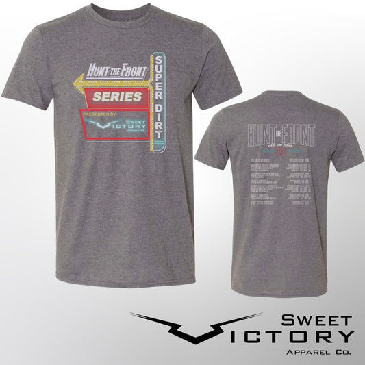 Hunt The Front’s Super Dirt Series Grey Tee